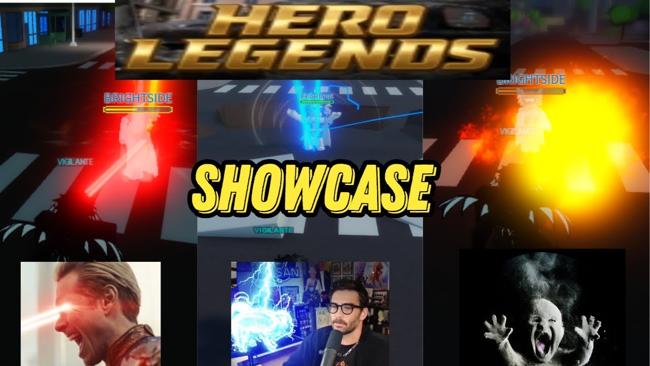 HERO LEGENDS Power Showcase Roblox Gameplay