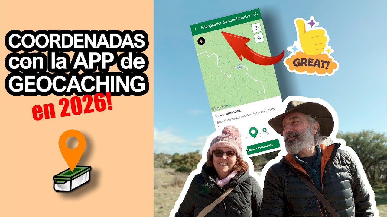 😯 ¡NOVEDAD! ¡La app de GEOCACHING ahora sabe tomar coordenadas!