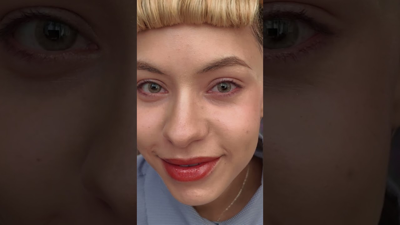 Pinky Paradise Princess Pinky Lumiere Shinin Brown NATURAL Contact LENSES on Brown Eyes