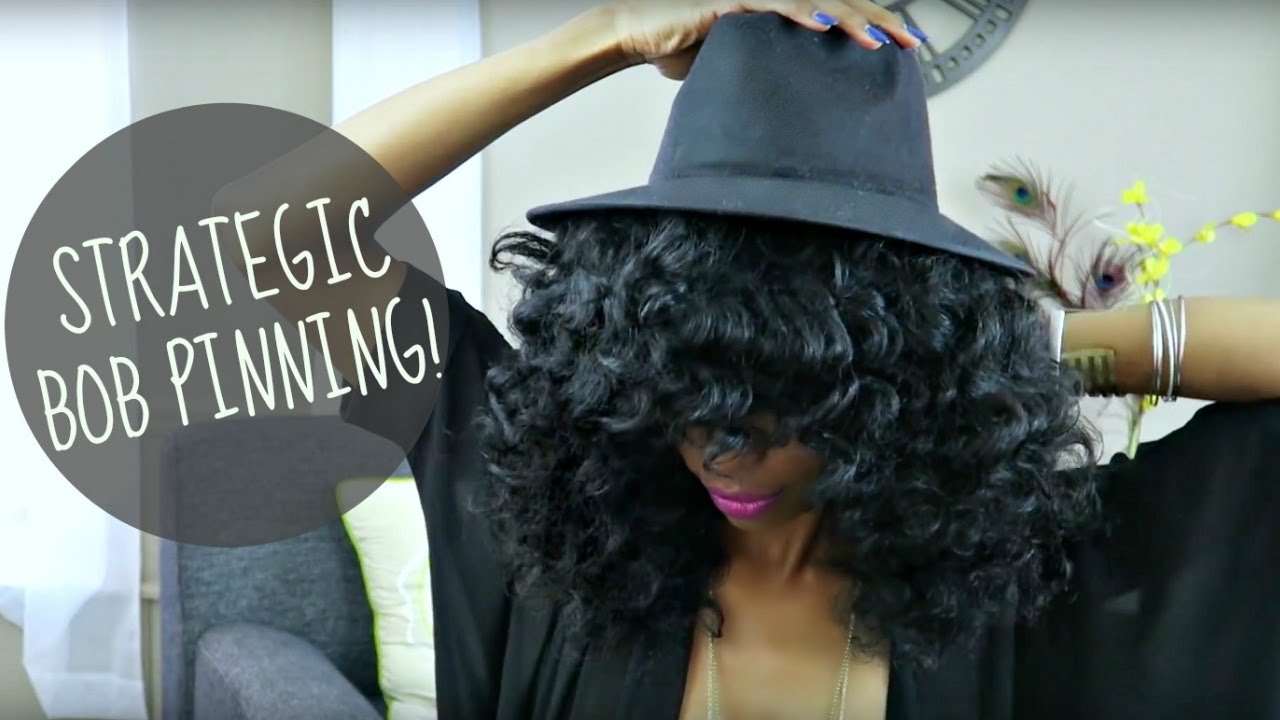 HOW TO SECURE HATS ON NATURAL HAIR