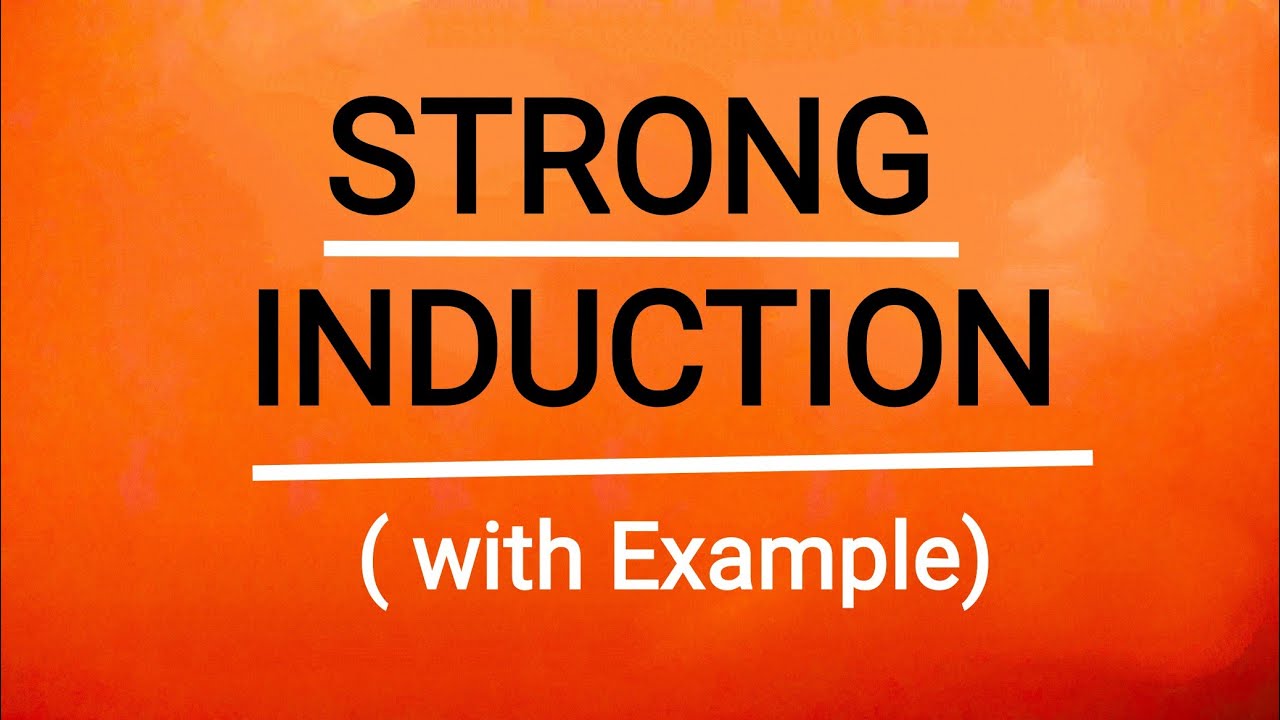 Strong Induction with example