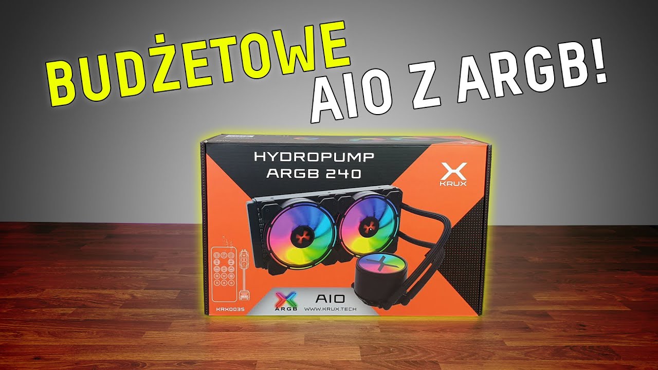KRUX HydroPump ARGB 240 / Budżetowe AIO / TEST