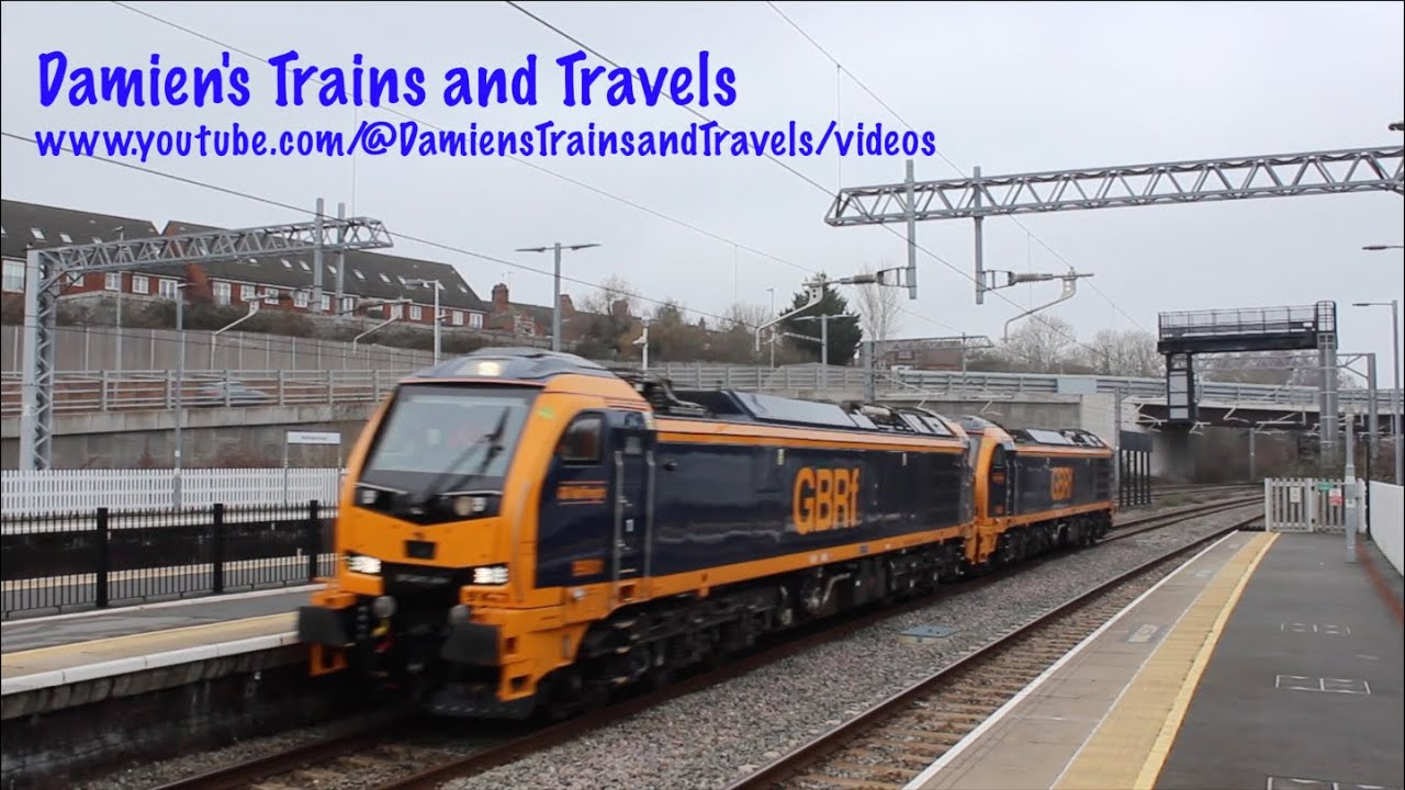GBRf Class 99 No. 99001 & 99002 at Wellingborough Railway Station, 26th January 2026