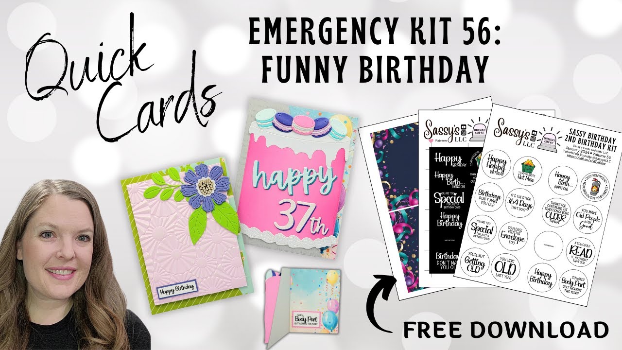 Больше подарков на день рождения с набором Sassy Birthday Kit V56
