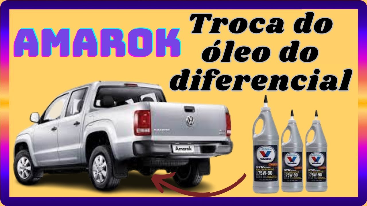TROCA DE OLEO DO DIFERENCIAL TRASEIRO DA AMAROK