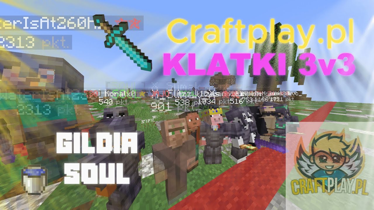 Klatki 3v3 o 400 zł – totalna dominacja na Craftplay.pl 🔥