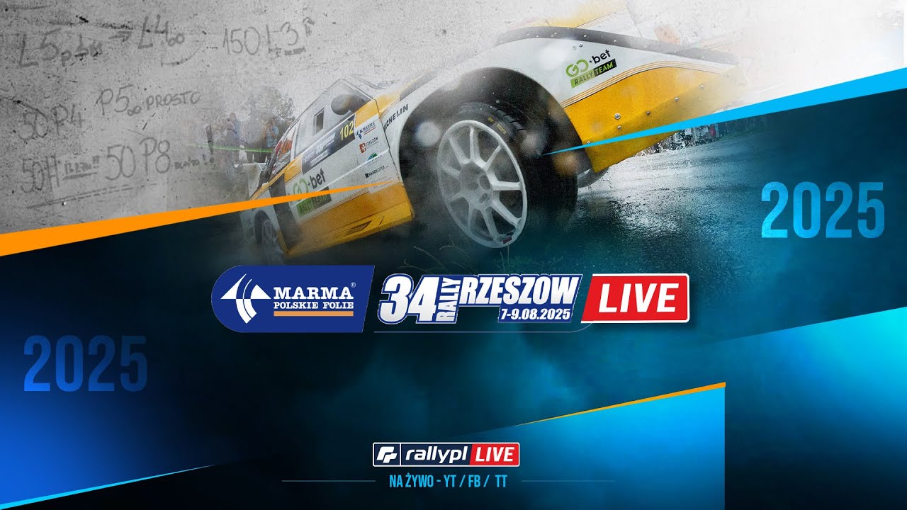 🎥 LIVE: MARMA 34. Rajd Rzeszowski - OS7 Szkodna 1