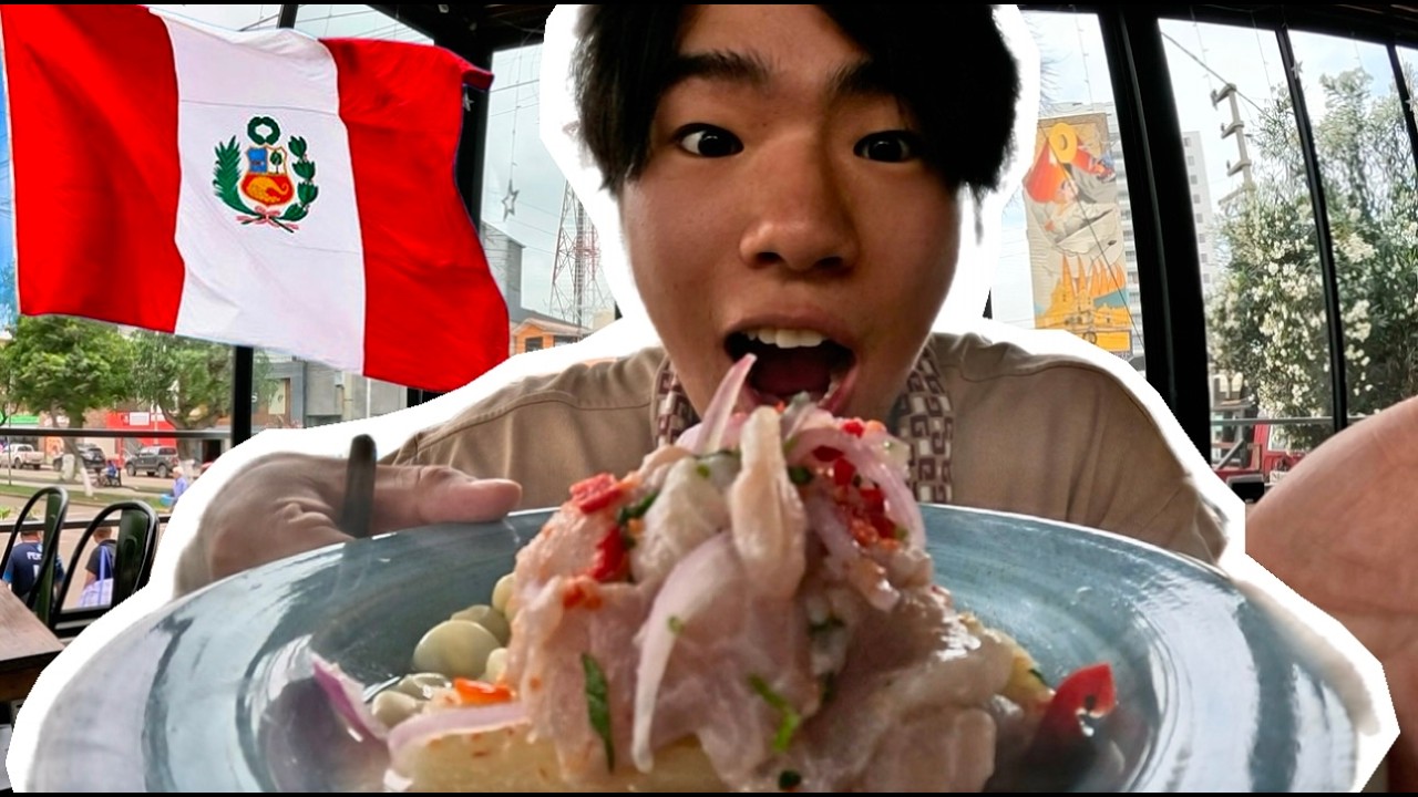 JAPONES provando el CEVICHE mas BARATO vs mas CARO en PERU 🇵🇪