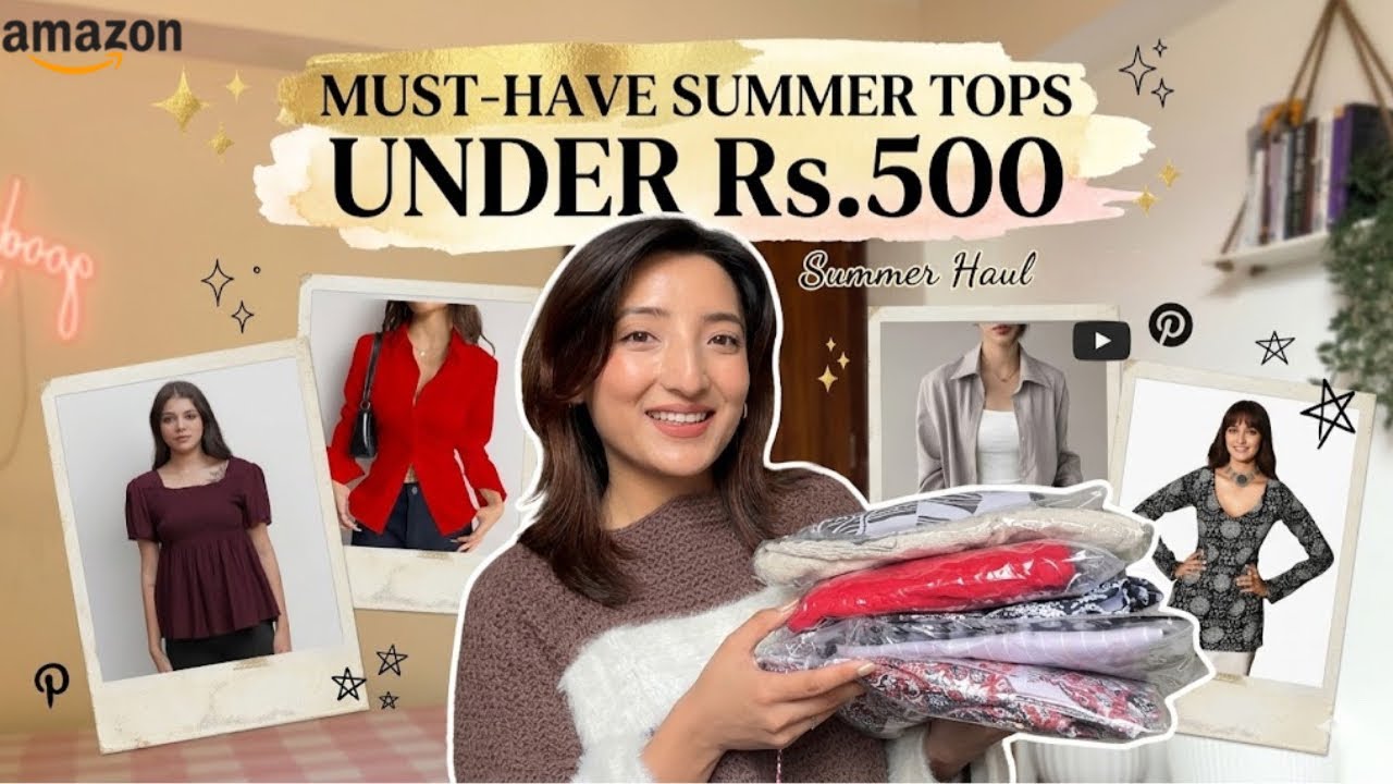 All Under *Rs500* only😱😍Pinteresty Top🫰Amazon Finds🫶Try on Haul😎Corset Tops/kurties😊Gangtok Sikkim❤️