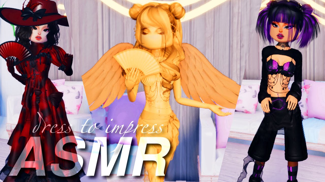 💅 ASMR ROBLOX ༺ ⋆. DRESS TO IMPRESS ♡ whispering, keyboard sounds ☽˚｡⋆.