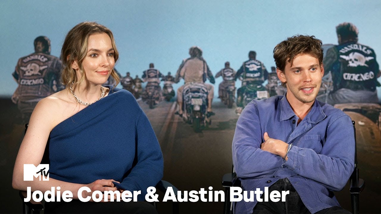 Austin Butler & Jodie Comer on &ldquo;The Bikeriders&rdquo;, Frank Ocean & Music | MTV