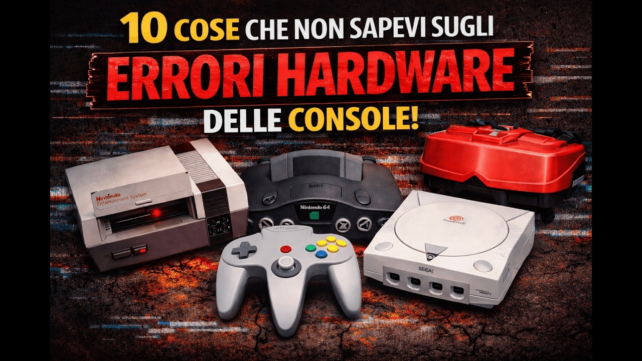 10 cose che non sapevi sugli ERRORI HARDWARE delle console