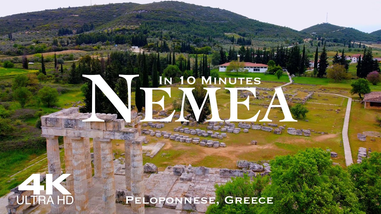 NEMEA 🇬🇷 Νεμέα Drone Aerial 4K | Ελλάδα Greece Πελοπόννησος