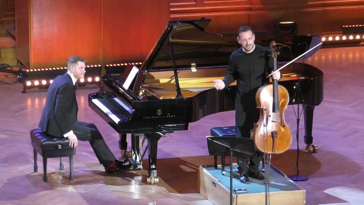 encores С. Рахманинов &laquo;Здесь хорошо&raquo;, исп.Борис Андрианов (виолончель) и Андрей Гугнин (фортепиано)