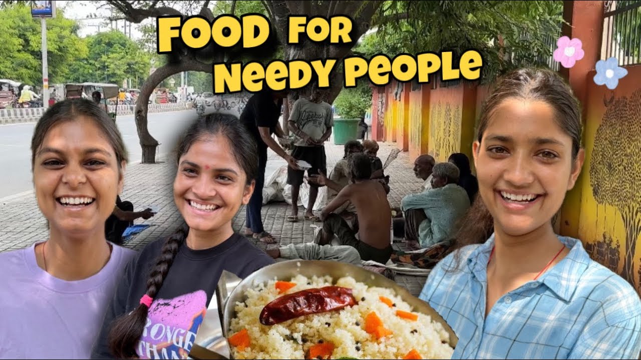 Distributing ’UPMA’  to needy People♥️ | The Helping Roamers ✨