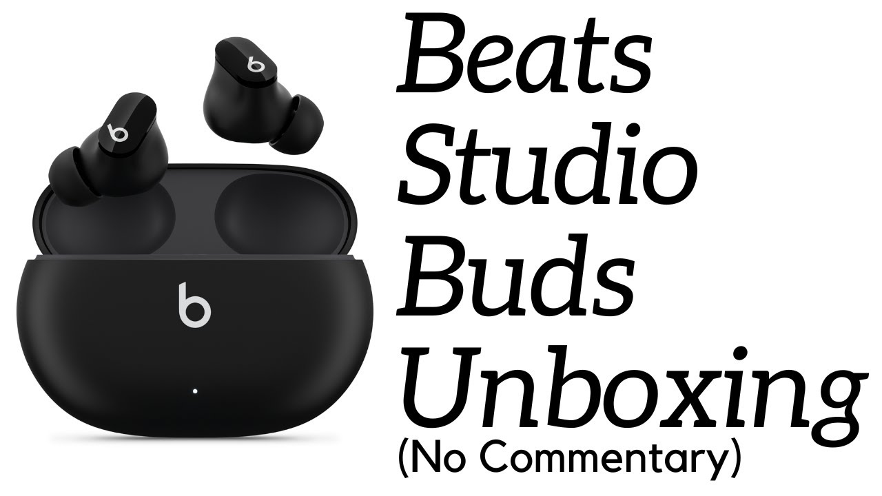 Beats Studio Buds Unboxing (No Commentary)