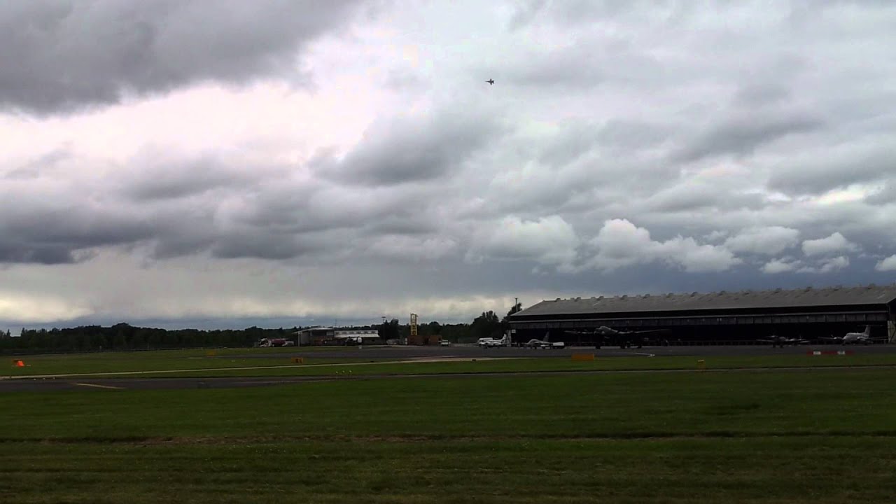 Boeing's Super Hornet F/A-18F @ Farnborough Airshow 2012, first day