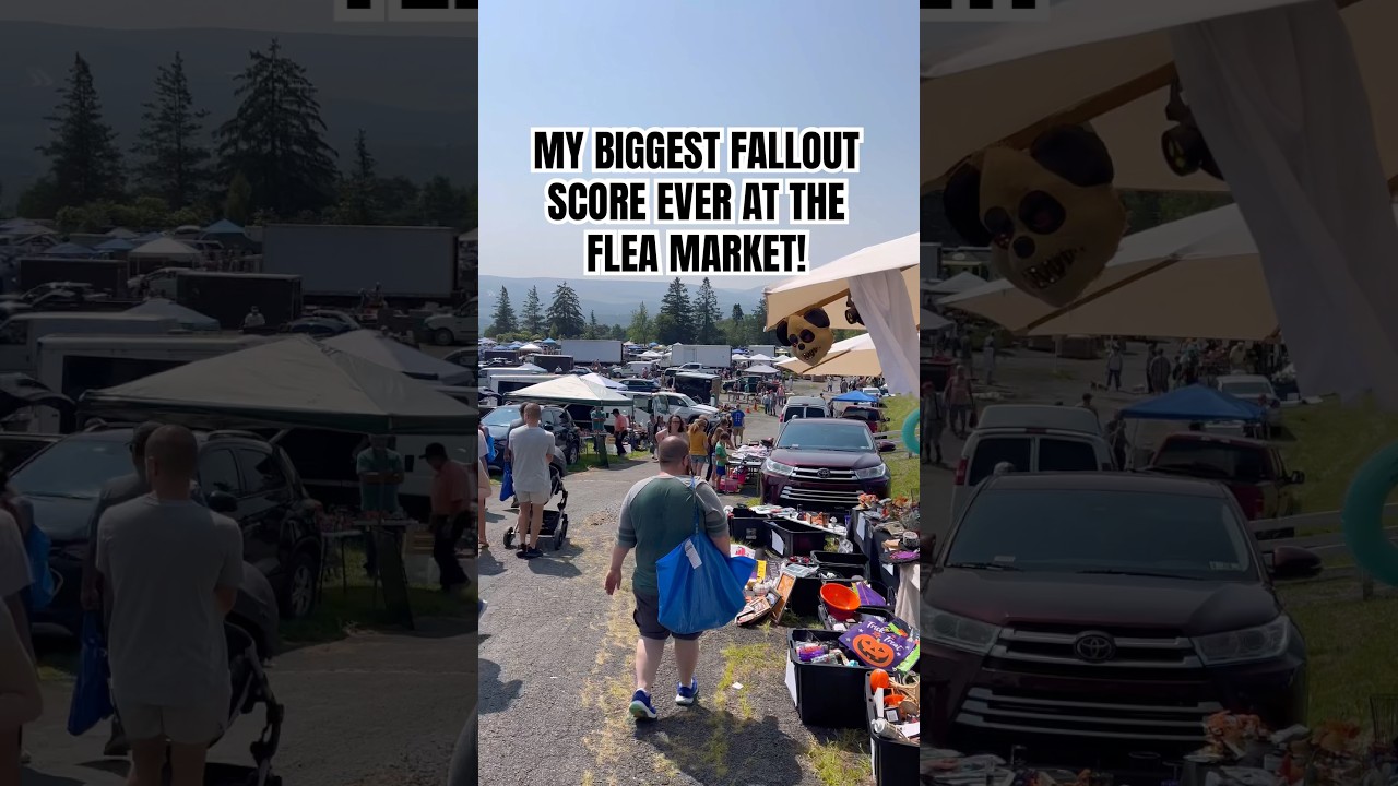 MY BIGGEST FALLOUT SCORE EVER AT THE FLEA MARKET!