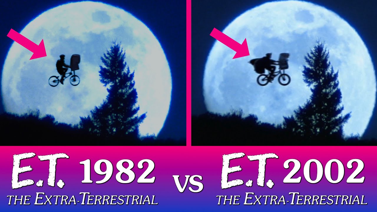 E.T. The Extra-Terrestrial・Comparison 1982 Vs 2002