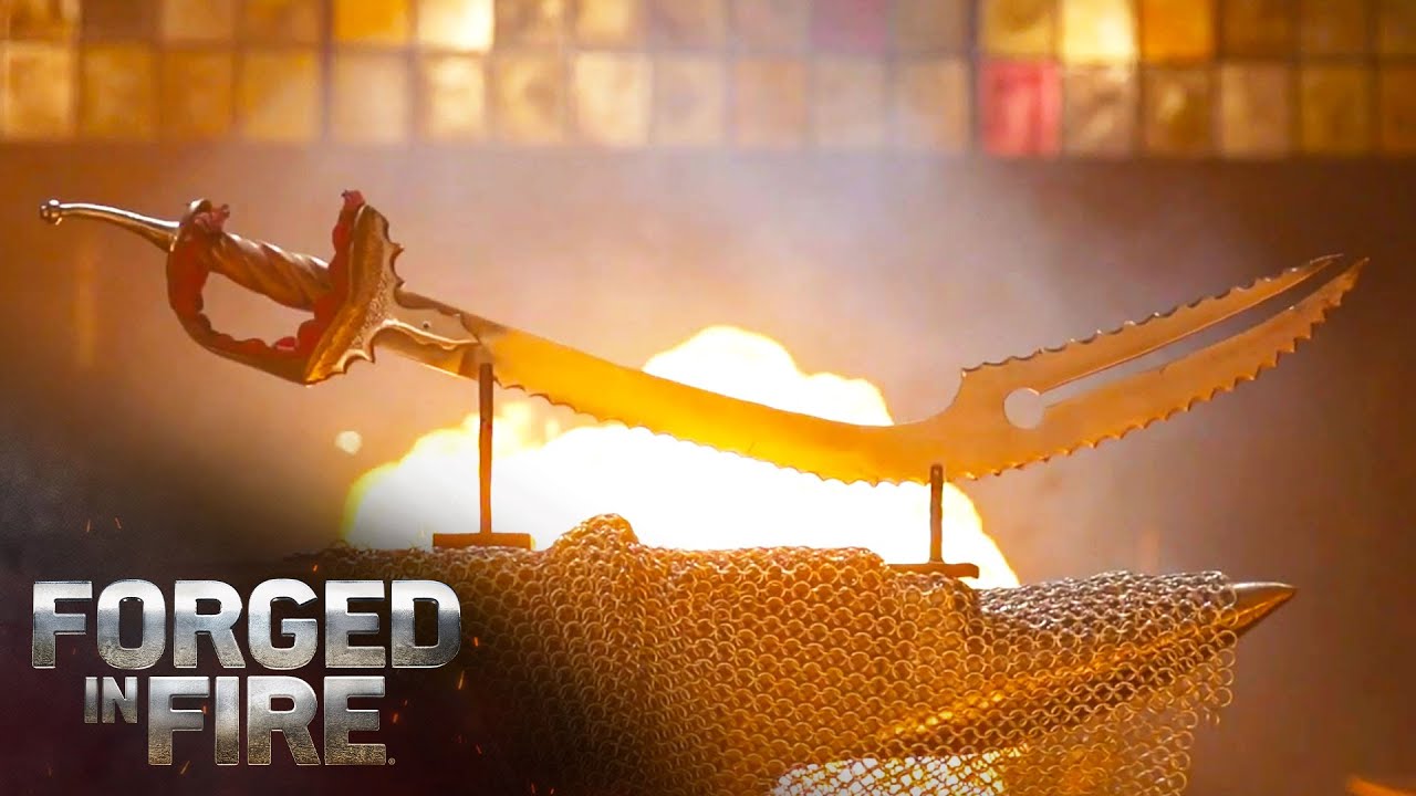 *SPLIT-TIP BLADE* Teeth of the Tegha (Season 8) | History | Forged in Fire