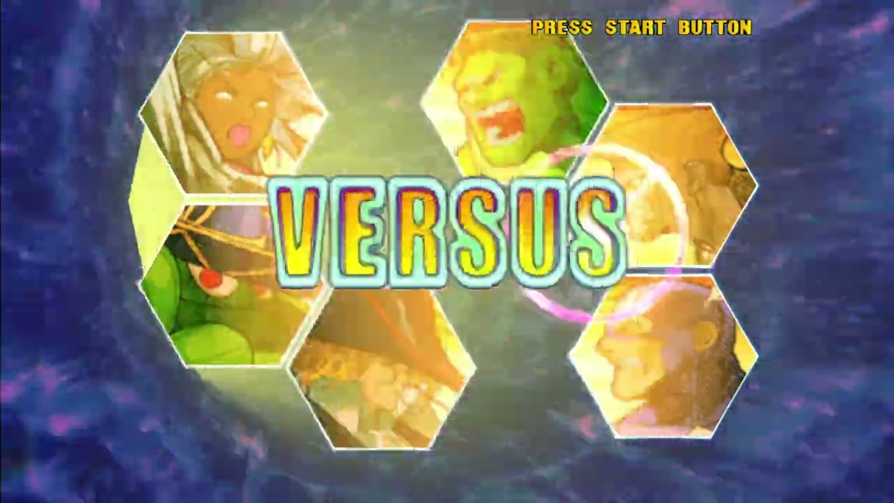 Marvel vs Capcom 2: Storm, Amingo, and Ruby Heart arcade playthrough