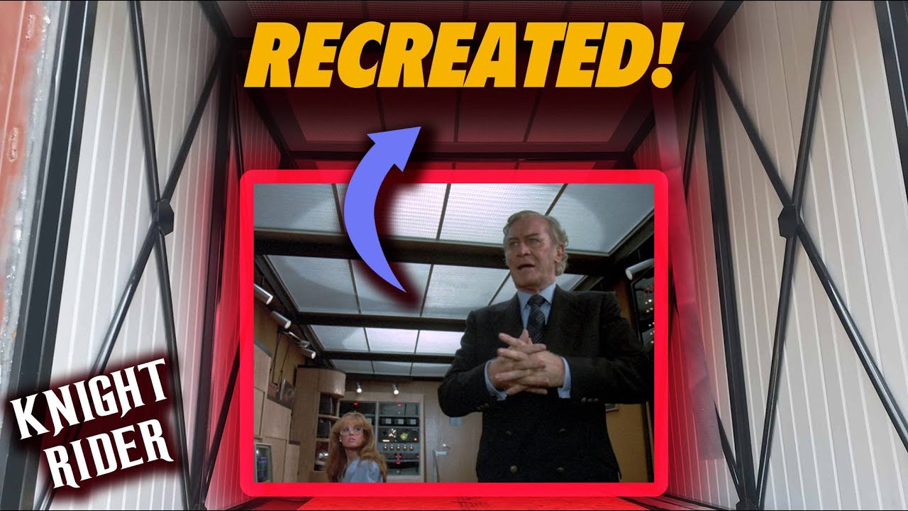 Screen Used Knight Rider Semi Gets a Drop Ceiling That's IDENTICAL to the Original!