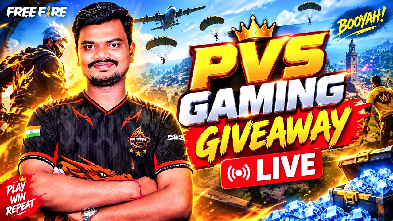 🔴 FF TAMIL LIVE 🔴 FUN CUSTOM GIVEAWAYS & PVS GAMEPLAY 🔥 FREE FIRE AO VIVO ⚡ #shorts #freefireindia