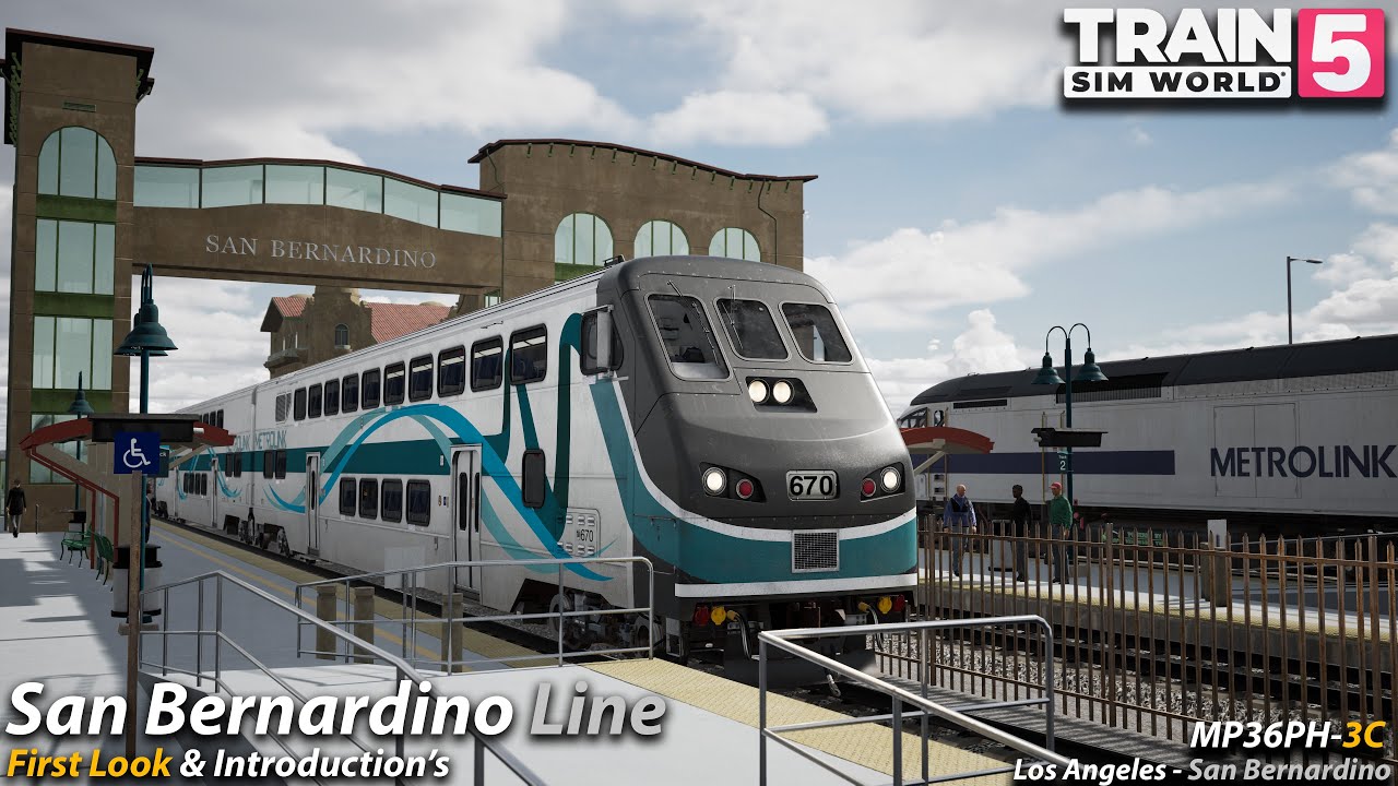 First Look San Bernardino Line : Los Angeles - San Bernardino : Train Sim World 5 [4K 60FPS]