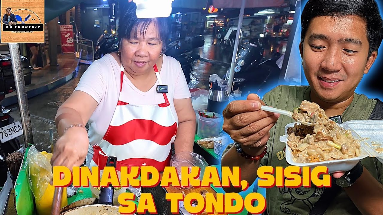 DINAKDAKAN, SISIG in MANILA, Filipino Street Food Dinakdakan and Sisig in TONDO | Kafoodtrip