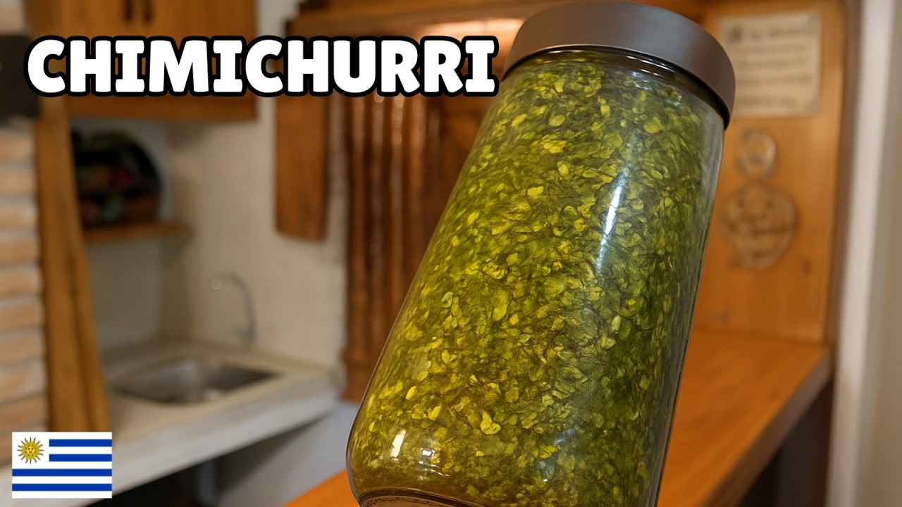 COMO HACER el CHIMICHURRI URUGUAYO. HOW TO MAKE URUGUAYAN CHIMICHURRI.