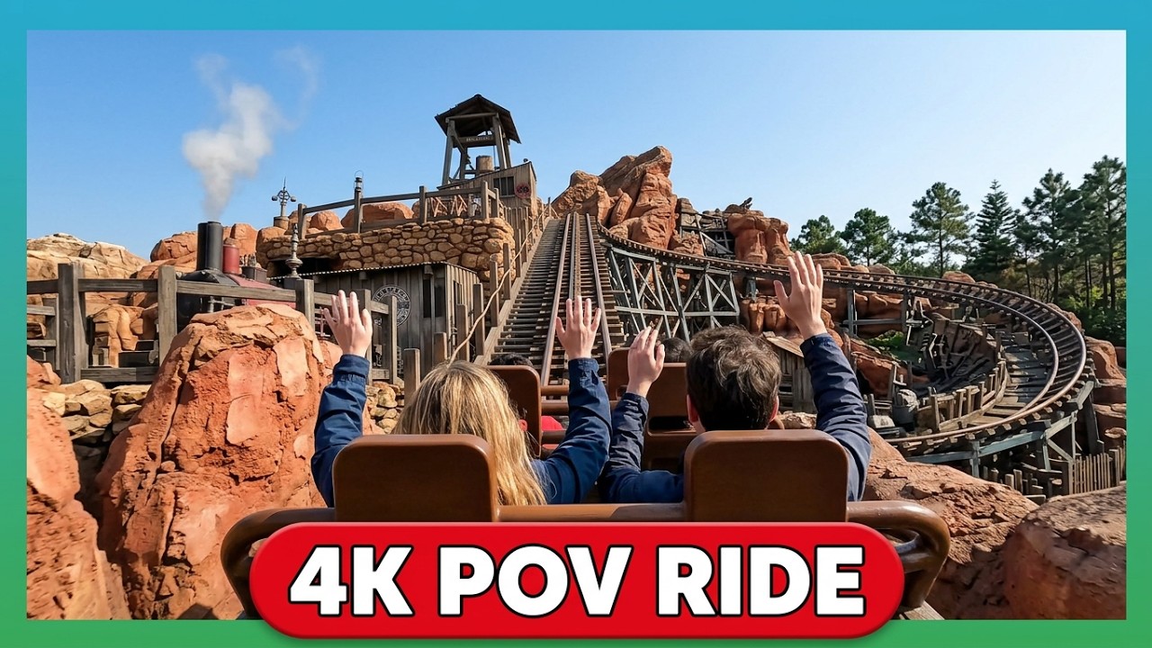 Onride Big Grizzly Mountain Runaway Mine Cars – Hong Kong Disneyland