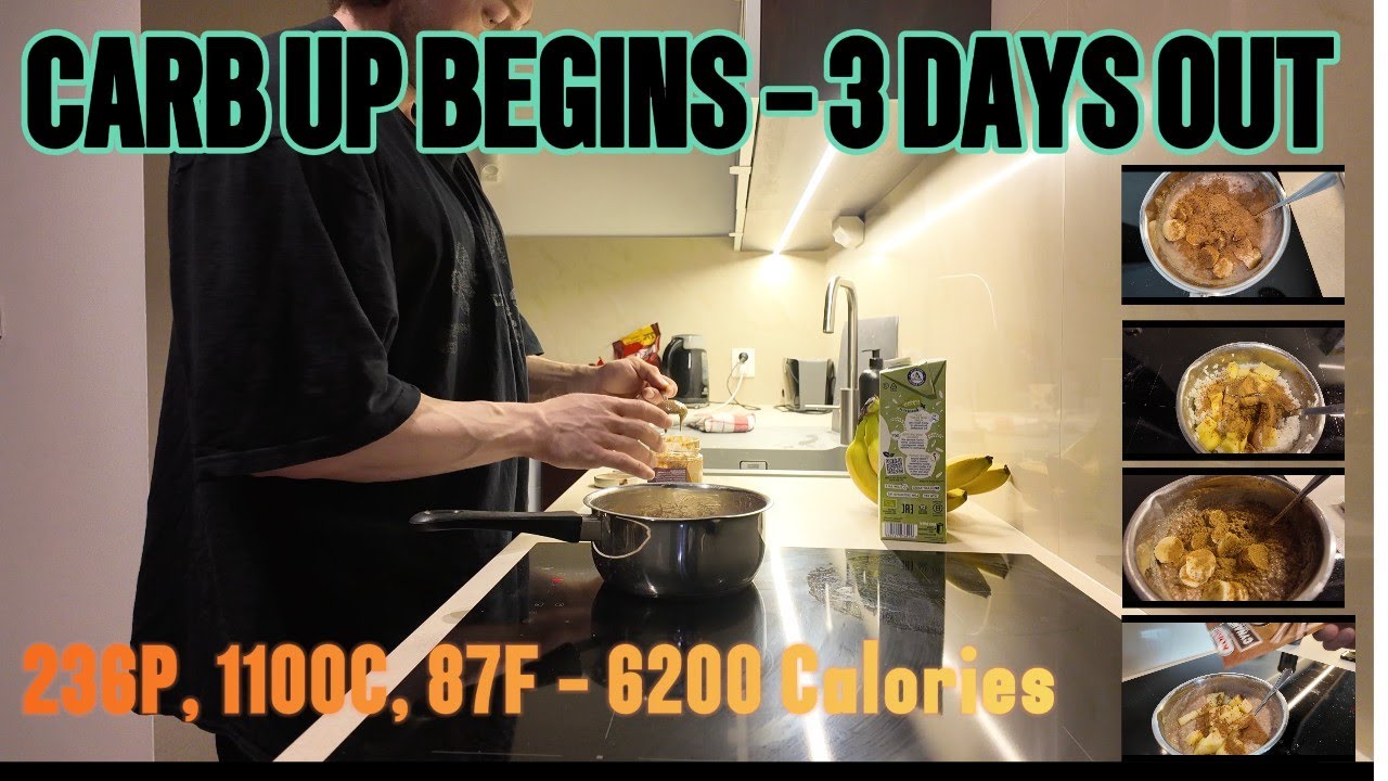 CARB UP BEGINS - 3 days out to PRO DEBUT!