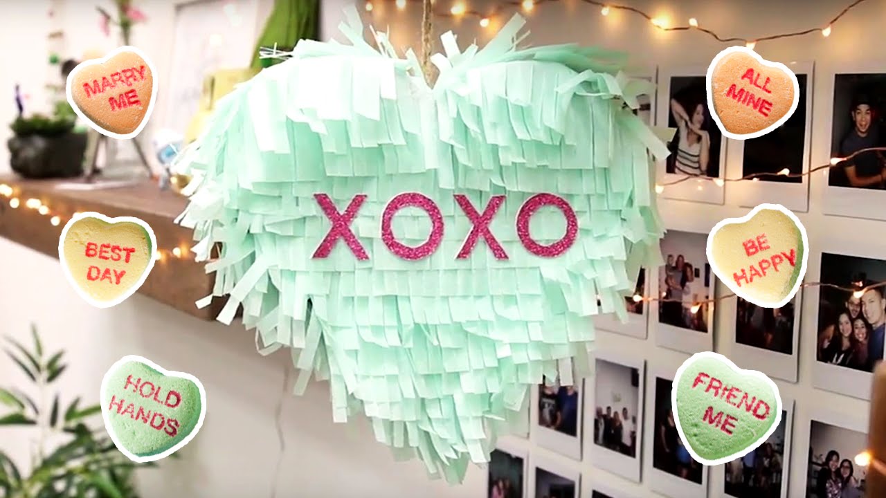 Conversation Heart Pinata - DIY