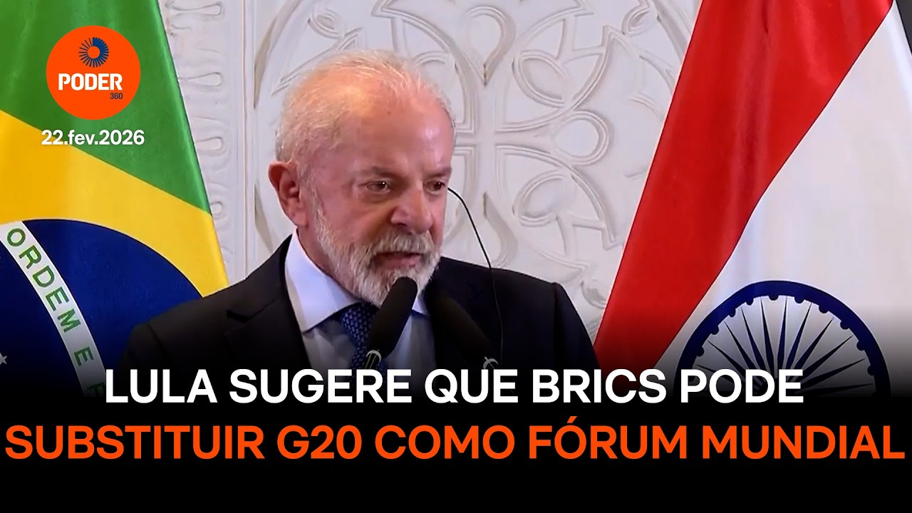 Lula sugere que Brics pode substituir G20 como fórum mundial