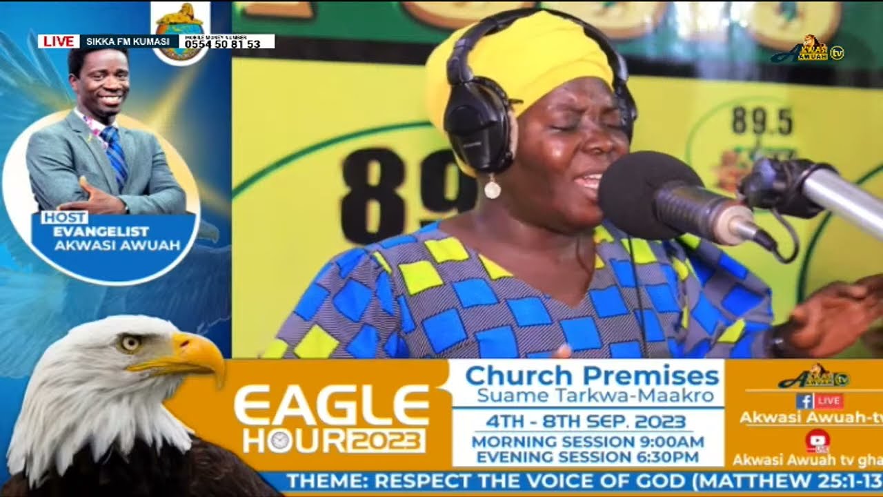 SUNDAY FIRST SERVICE@SIKKA 89.5 FM ON 6TH AUG, 2023 BY EVANGELIST AKWASI AWUAH (2023 OFFICIAL VIDEO)