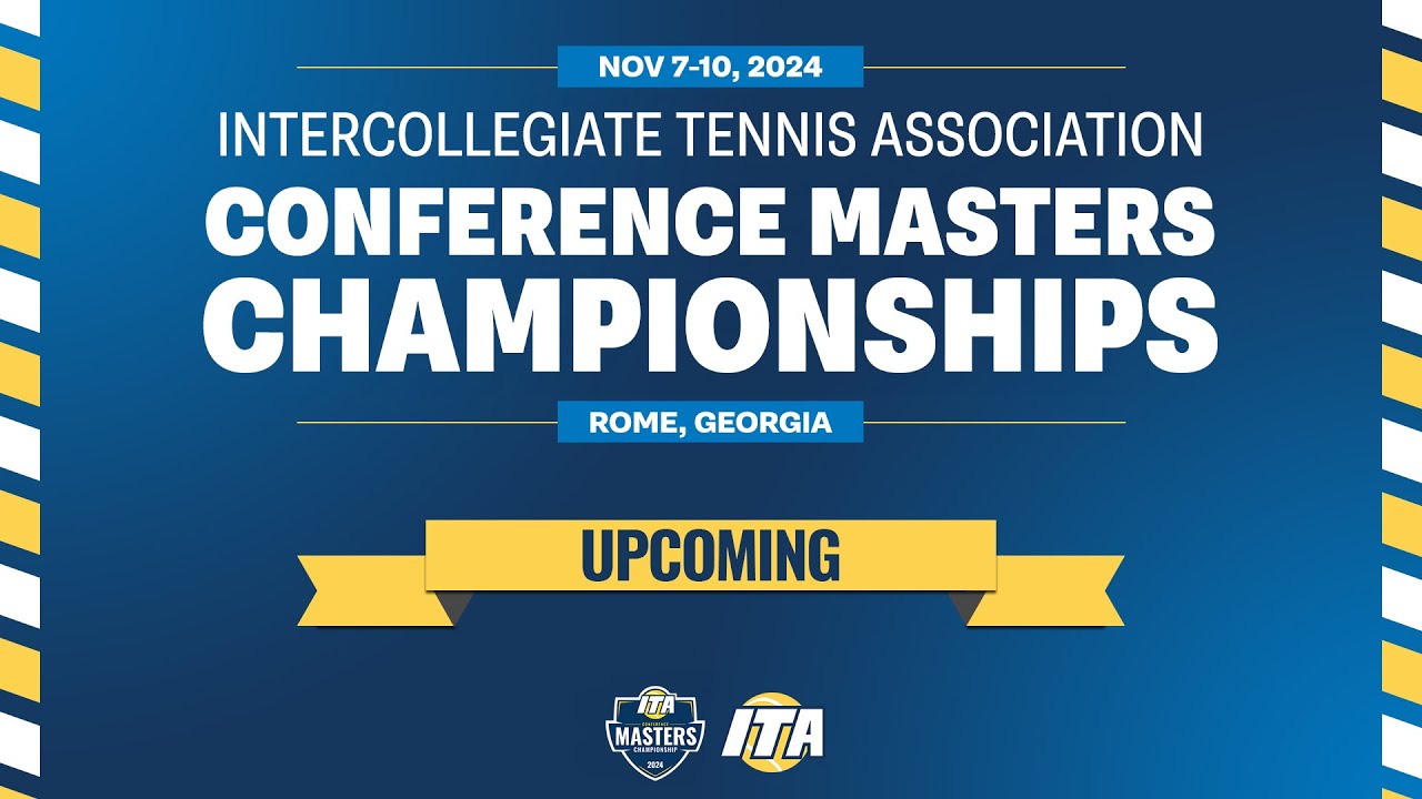 2025 ITA Conference Masters Championships | Women's Singles and Men's Doubles Championships
