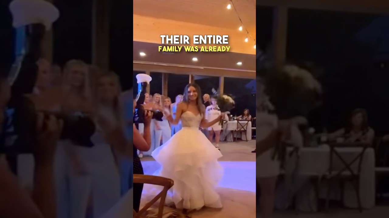 This bride shocked the guests ❤️