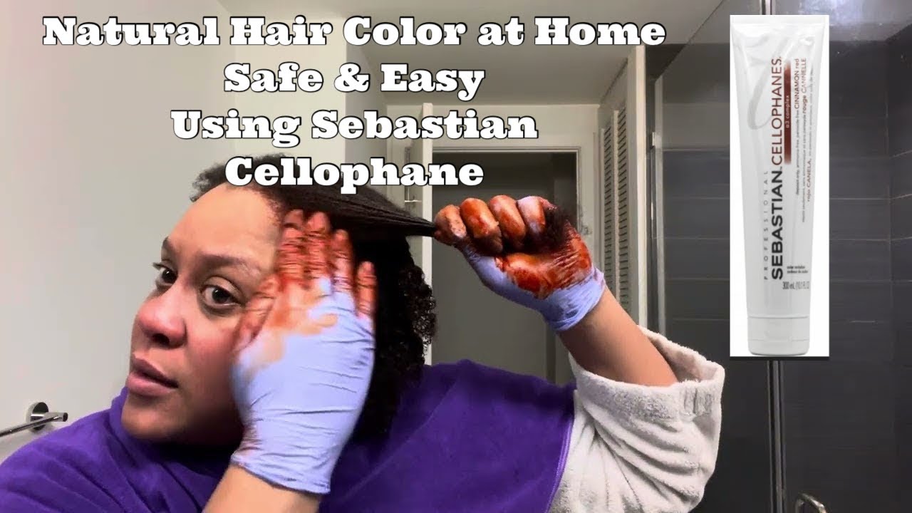 Natural Hair Color at Home with Sebastian Cellophane I WaterBaby Kendra