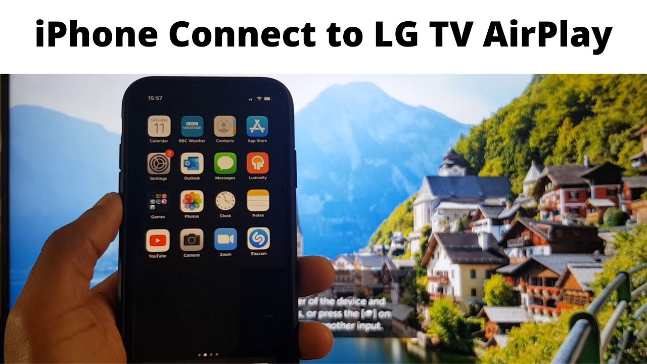 Подключите iPhone к LG Smart TV — Airplay