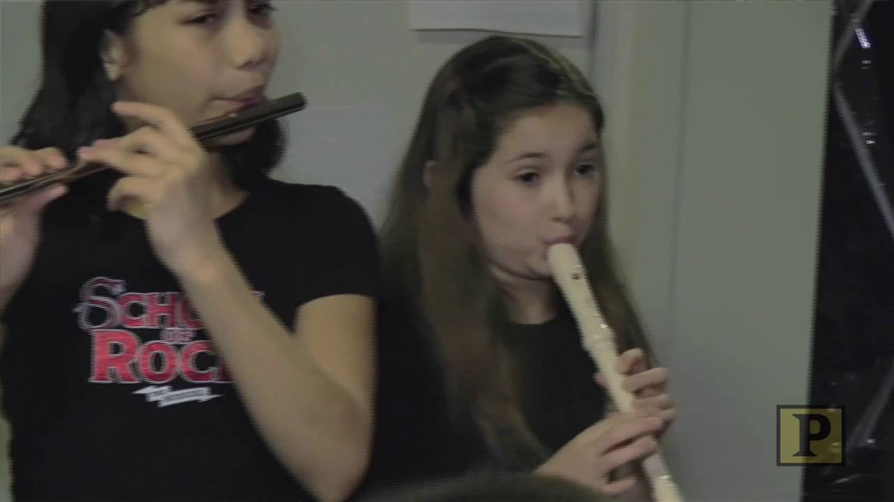 School of Rock Kids, With Tony Nominee Alex Brightman, Rock Out on Toy Instruments