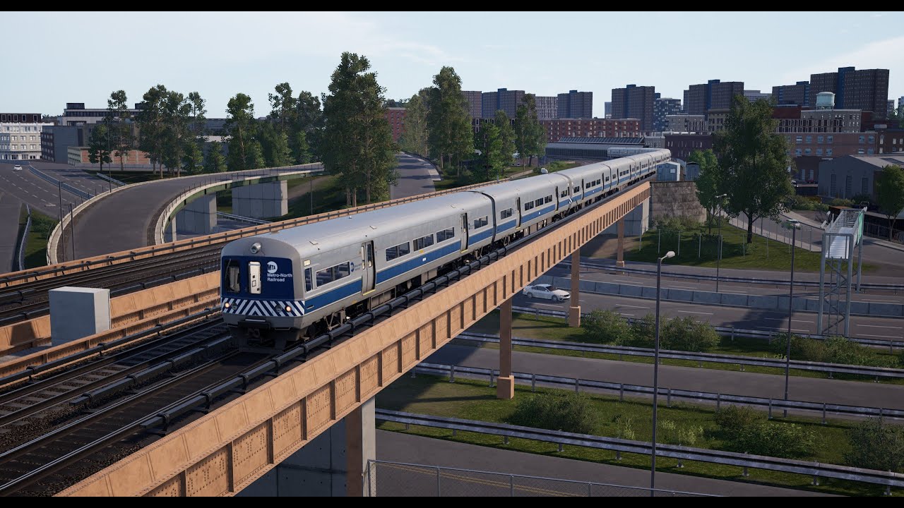 Train Sim World 3 M3A MTA Grand Central Station to North White Plains Yard (No Commentary)