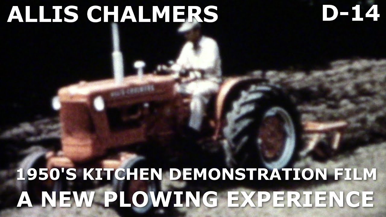 1950's Allis Chalmers Kitchen Demonstration Film A New Plowing Experience D-14