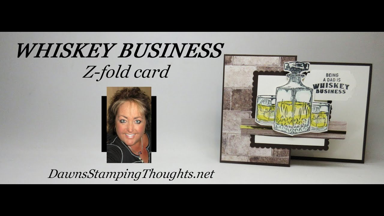 WHISKEY BUSINESS Z fold card
