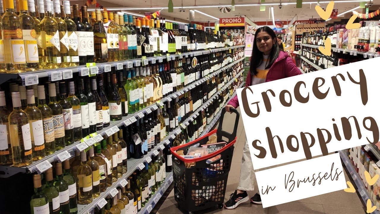 Grocery shopping in Brussels