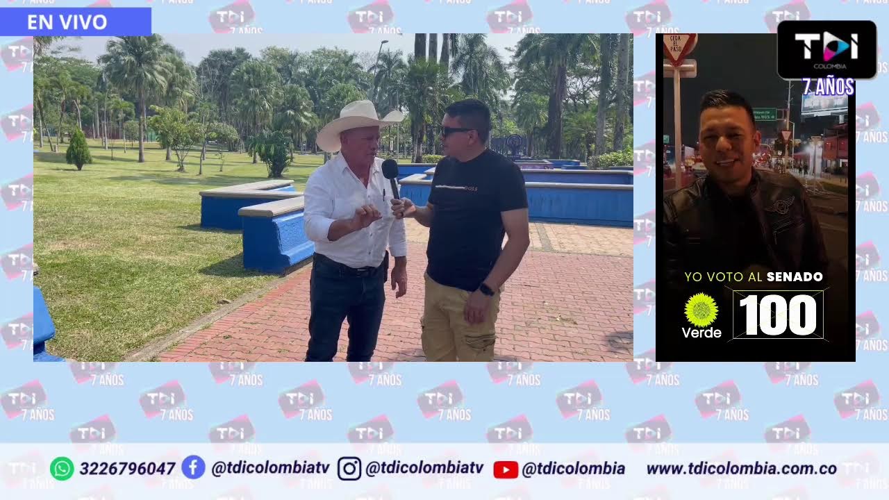 #EnVivo Florentino Campesino invita a votar por sus dos bufalos