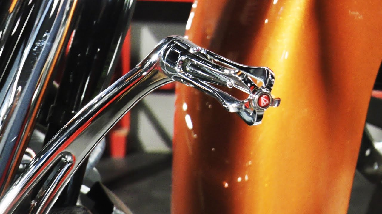 Install Battistinis Wireframe Brake Arm for Touring Models