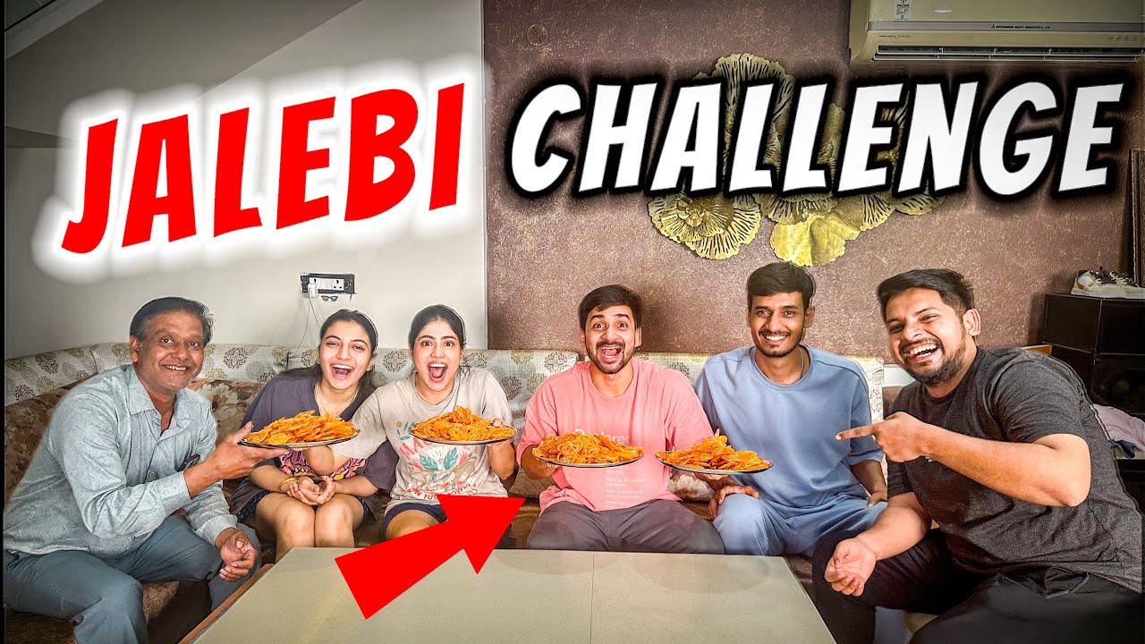 Funniest jalebi eating challenge