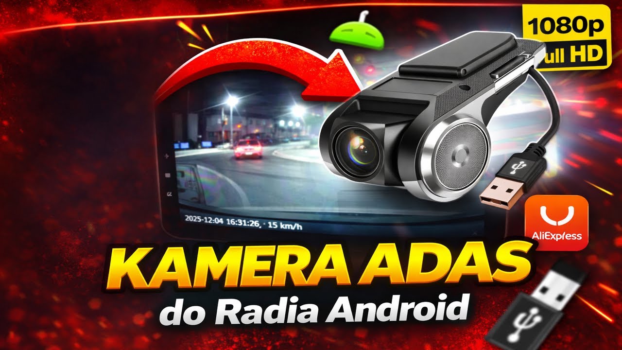 TANIA Kamera ADAS z AliExpress - Czy to działa? - Montaż i test