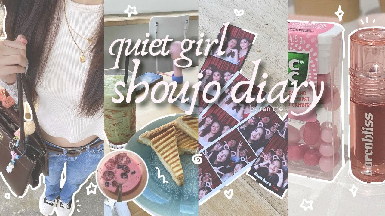 slice of life ⋆. 𐙚 a quiet girl's shoujo diary 🍡 strawberry matcha, lazada haul, grwm, photobooth ꩜