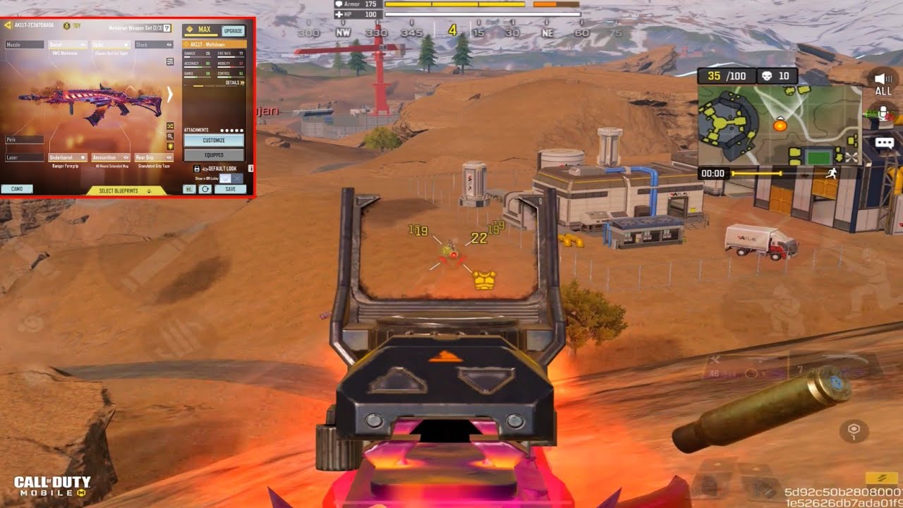 Finally AK117 got ZERO RECOIL in ANY RANGE | Best AK117 GUNSMITH in CODM BR | Solo vs Squads